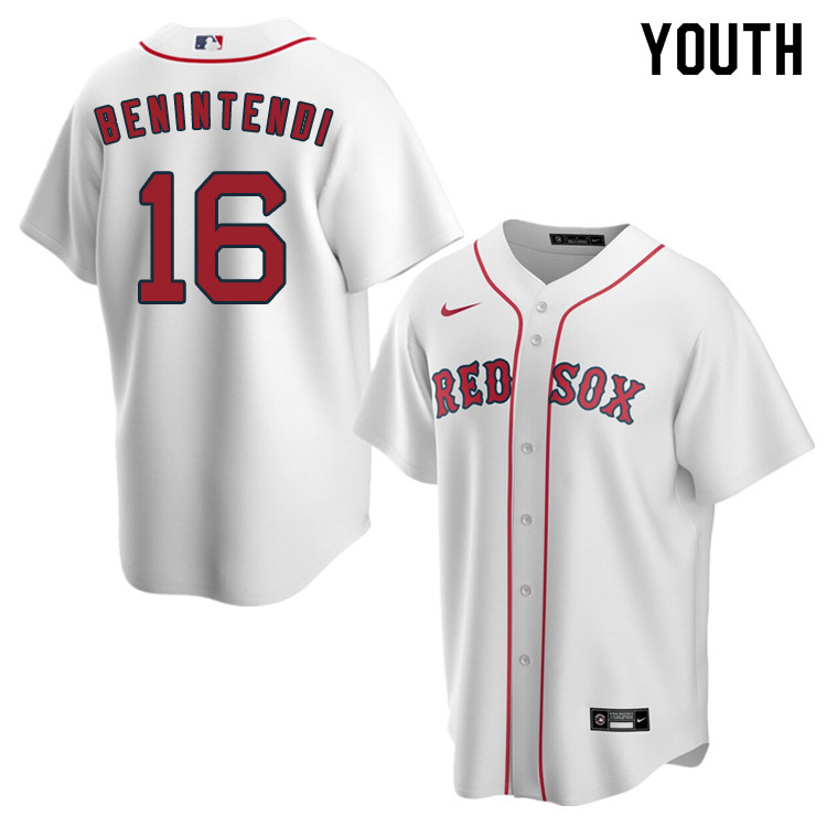 Nike Youth #16 Andrew Benintendi Boston Red Sox Baseball Jerseys Sale-White